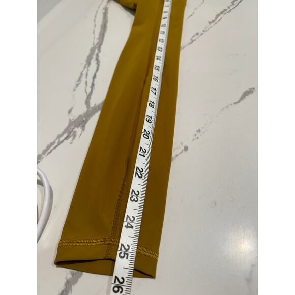 Lululemon Power Thru High-Rise Tight 25" Gold Spice‎ Size 2 Leggings - Picture 11 of 14